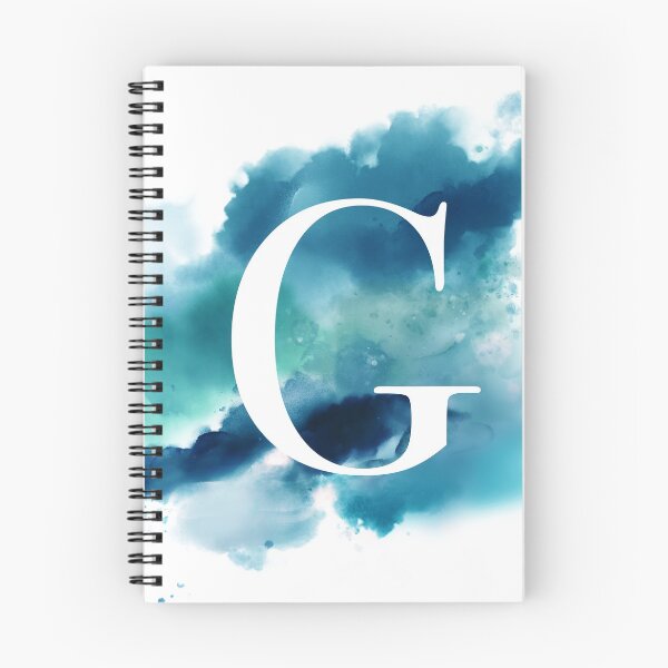 Item preview, Blue Watercolour Monogram G Letter designed and sold by RossWilson12.