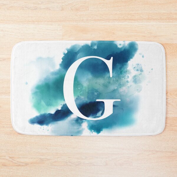 Item preview, Blue Watercolour Monogram G Letter designed and sold by RossWilson12.