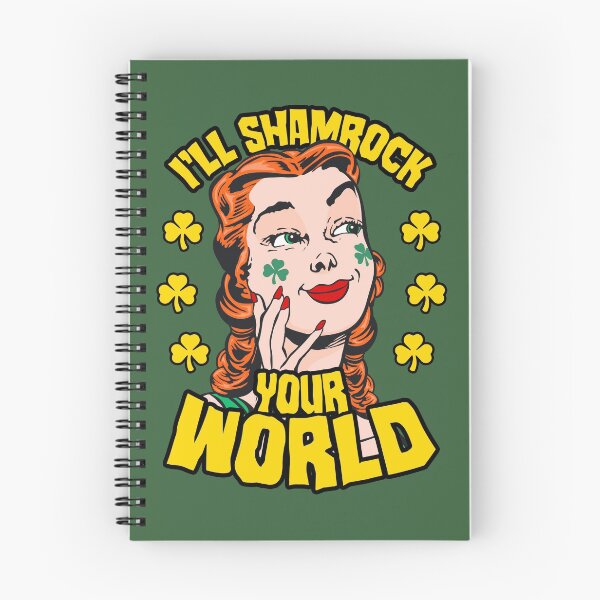 Item preview, I'll Shamrock Your World St. Patrick's Day Pop Art Girl designed and sold by GrandeDuc.