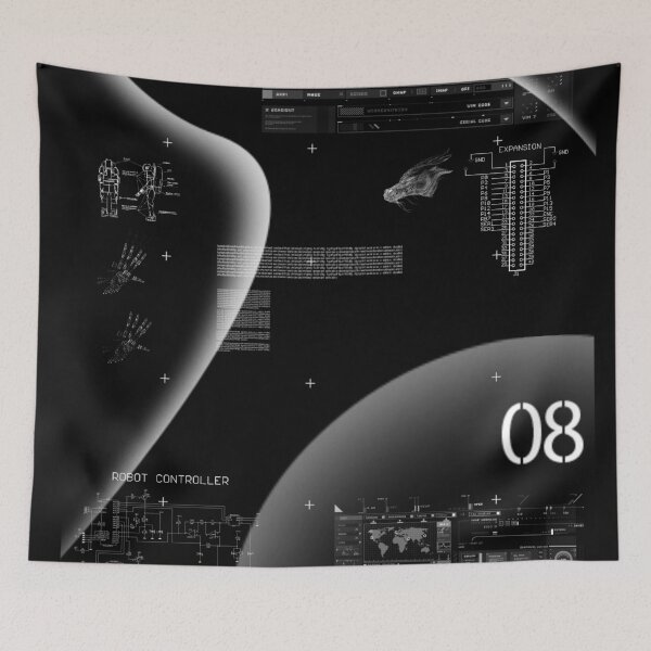 Item preview, Robot Controller Sci-Fi 08 Abstract designed and sold by Cefani Musk.