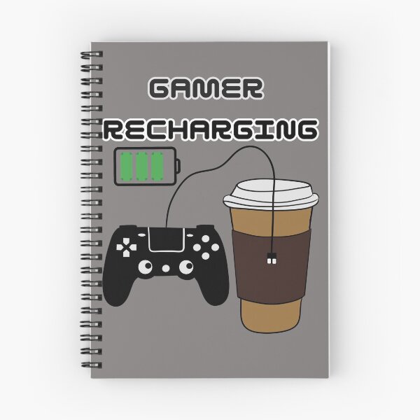 Item preview, Gamer recharging on coffee designed and sold by ArtisanAaron.