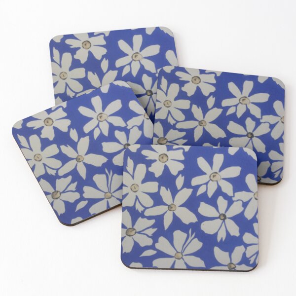 Item preview, Flower Design Blue  designed and sold by JaneenieDesign.