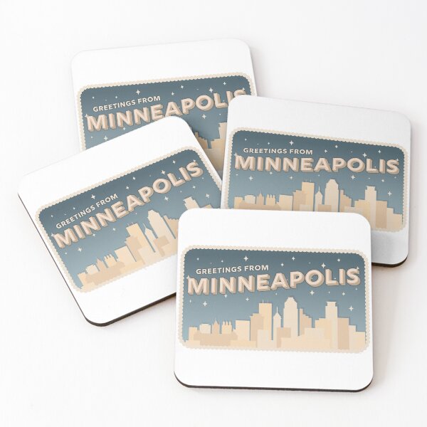 Item preview, Greetings From Minneapolis Minnesota Retro Night designed and sold by sydneyurban.