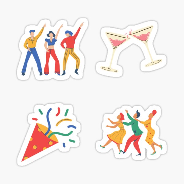 Party Sticker Pack Sticker