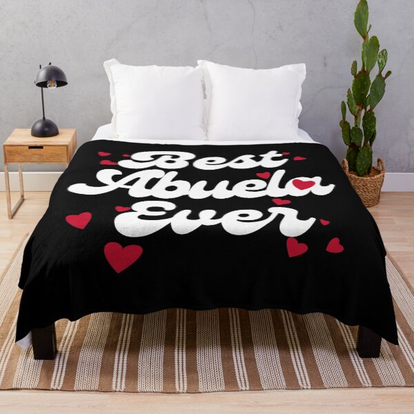 Item preview, Best Abuela Ever with Red Hearts - Valentine's Day, Mothers' Day (White Text) designed and sold by charqui.