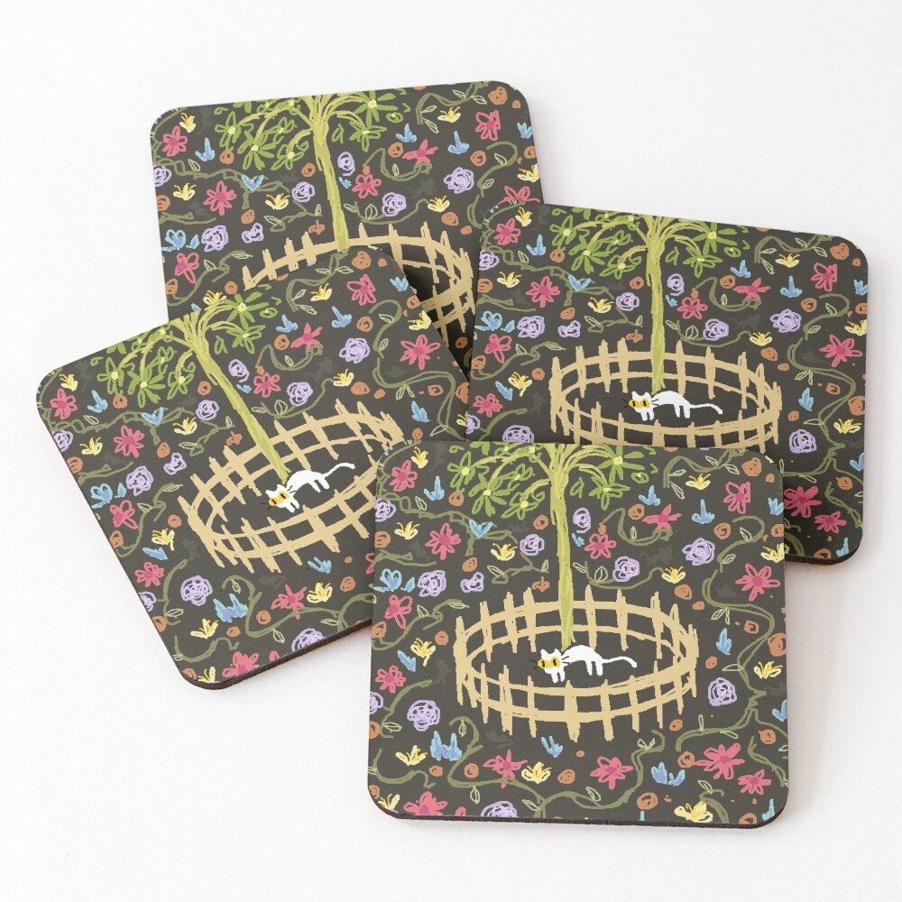 catcrumb in captivity Coasters (Set of 4)