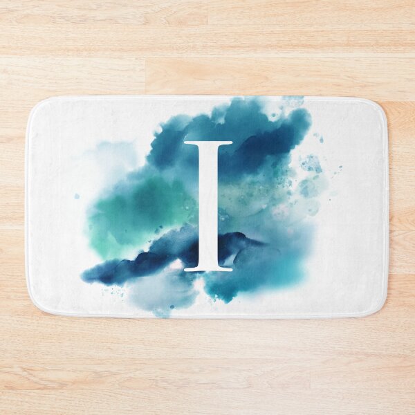 Item preview, Blue Watercolour Monogram I Letter designed and sold by RossWilson12.