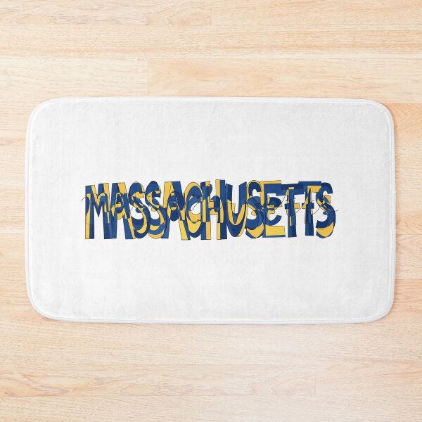 Item preview, Blue and Gold Massachusetts Word Doodle designed and sold by klaireep.
