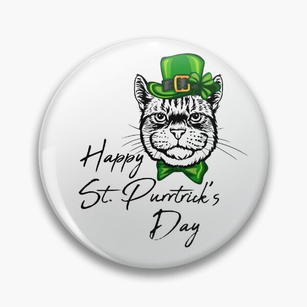 Item preview, Happy St Purrtrick's Day designed and sold by Wet Noses Designs.