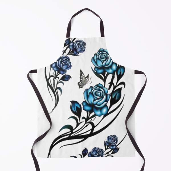 Item preview, Flower Art Tattoo in blue designed and sold by kamikrison.