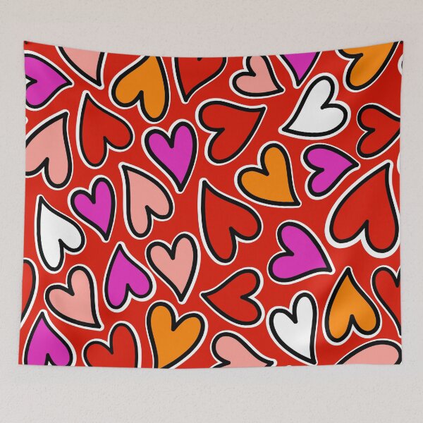 Item preview, Floating Hearts designed and sold by PrintGirlNYC.