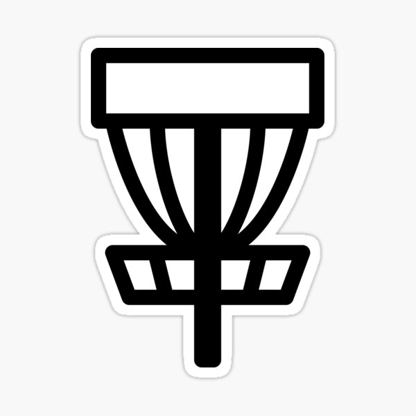 "Disc Golf basket" Sticker for Sale by stitchdesigns Redbubble