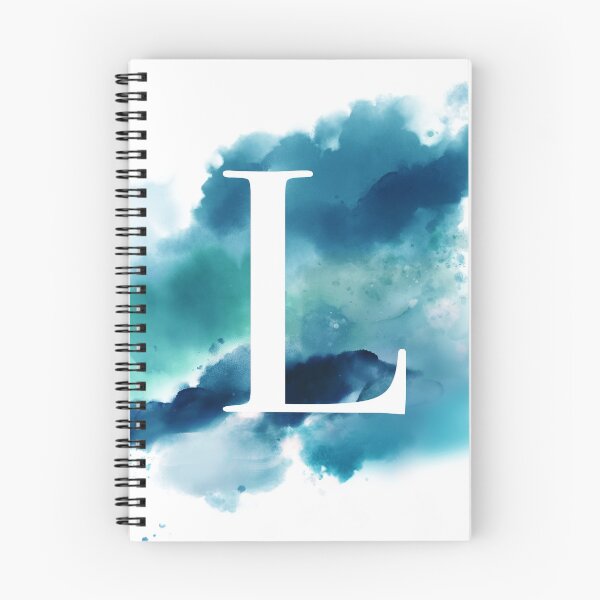 Item preview, Blue Watercolour Monogram L Letter designed and sold by RossWilson12.