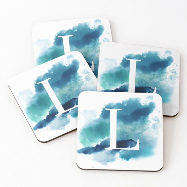 Item preview, Blue Watercolour Monogram L Letter designed and sold by RossWilson12.