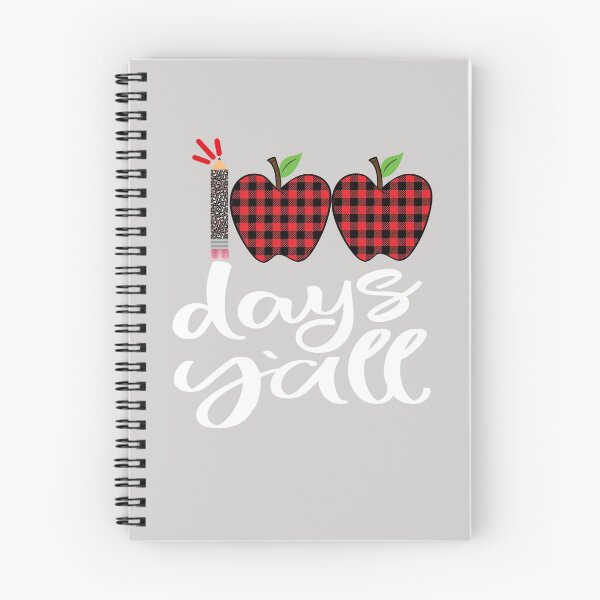 Item preview, Red Plaid 100 Days Y'all Teacher Student 100th Day Of School designed and sold by GINIART.
