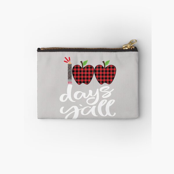 Item preview, Red Plaid 100 Days Y'all Teacher Student 100th Day Of School designed and sold by GINIART.
