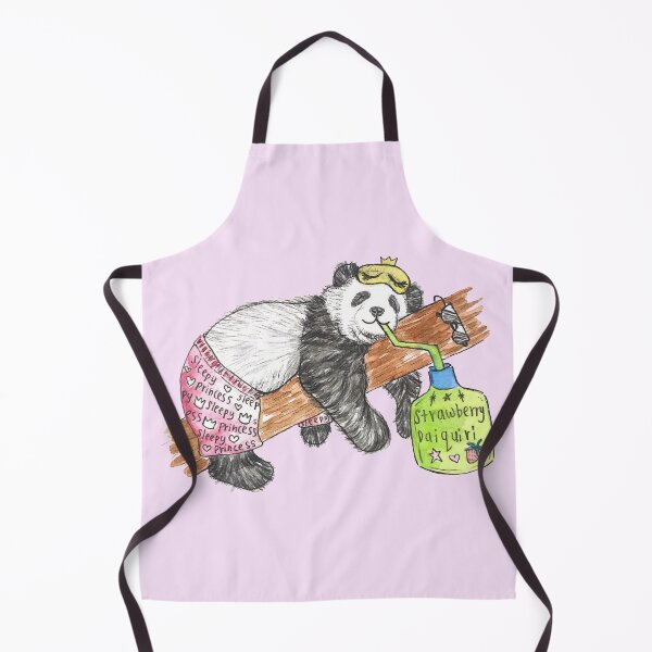Item preview, Panda Drinking a mocktail designed and sold by Reanna Bakshani.