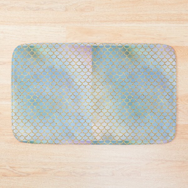 Item preview, Mermaid Scale Pattern lite blue designed and sold by robspencer.