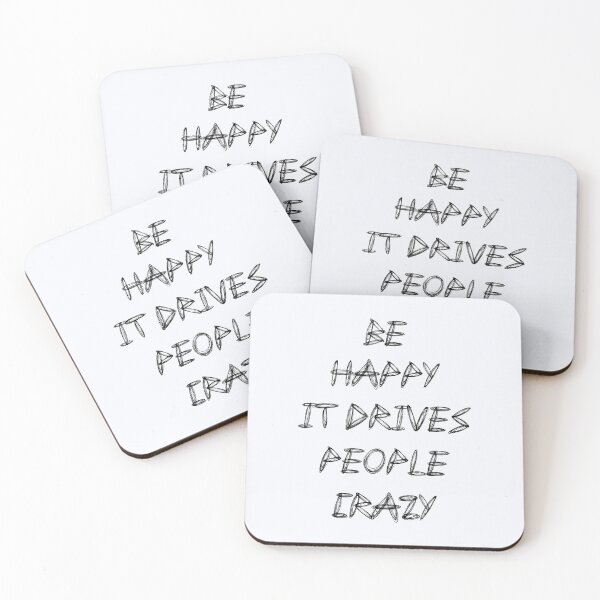 Item preview, Be Happy it Drives People Crazy | Motivational Quote | Hipster Streetwear | Positive Slogan designed and sold by niceb00y.