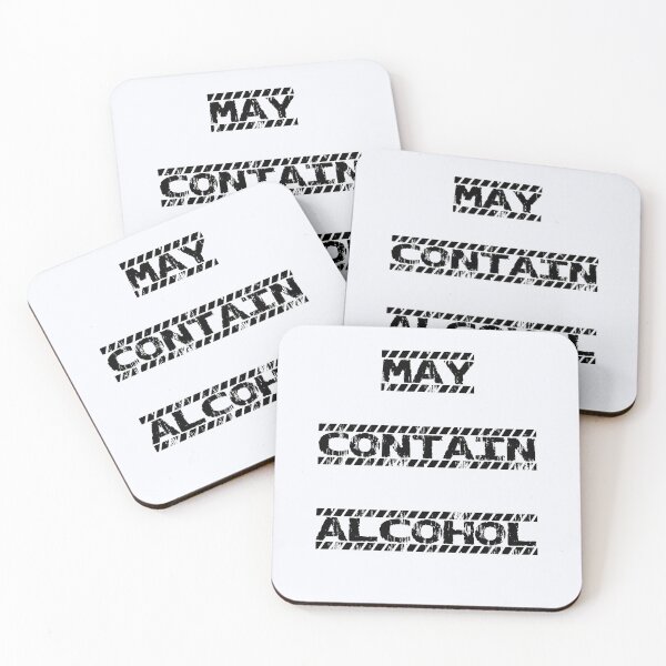 Item preview, Might Contain Alcohol Funny Drinking designed and sold by niceb00y.