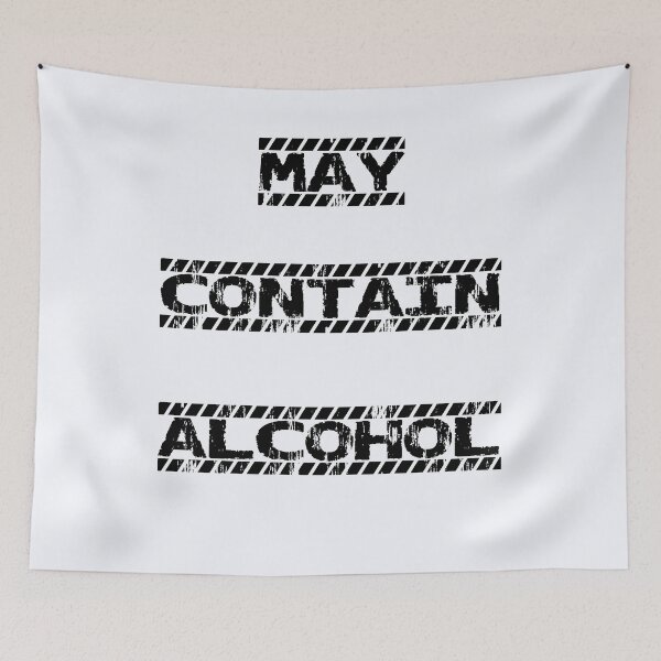 Item preview, Might Contain Alcohol Funny Drinking designed and sold by niceb00y.