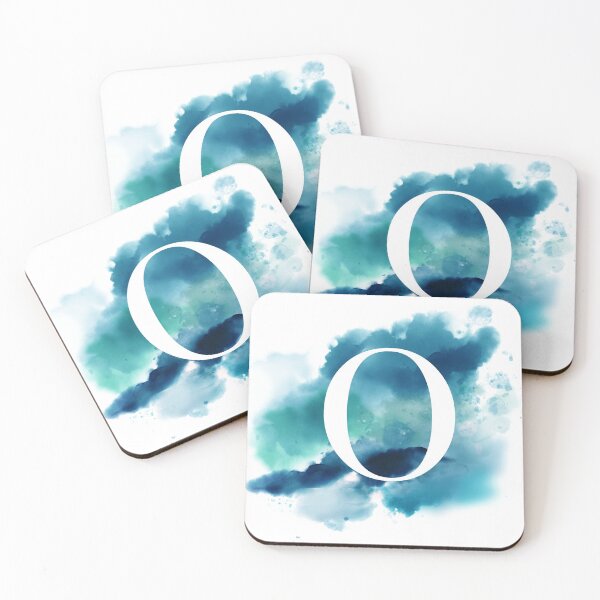 Item preview, Blue Watercolour Monogram O Letter designed and sold by RossWilson12.