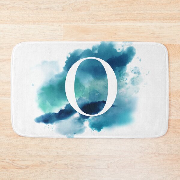 Item preview, Blue Watercolour Monogram O Letter designed and sold by RossWilson12.