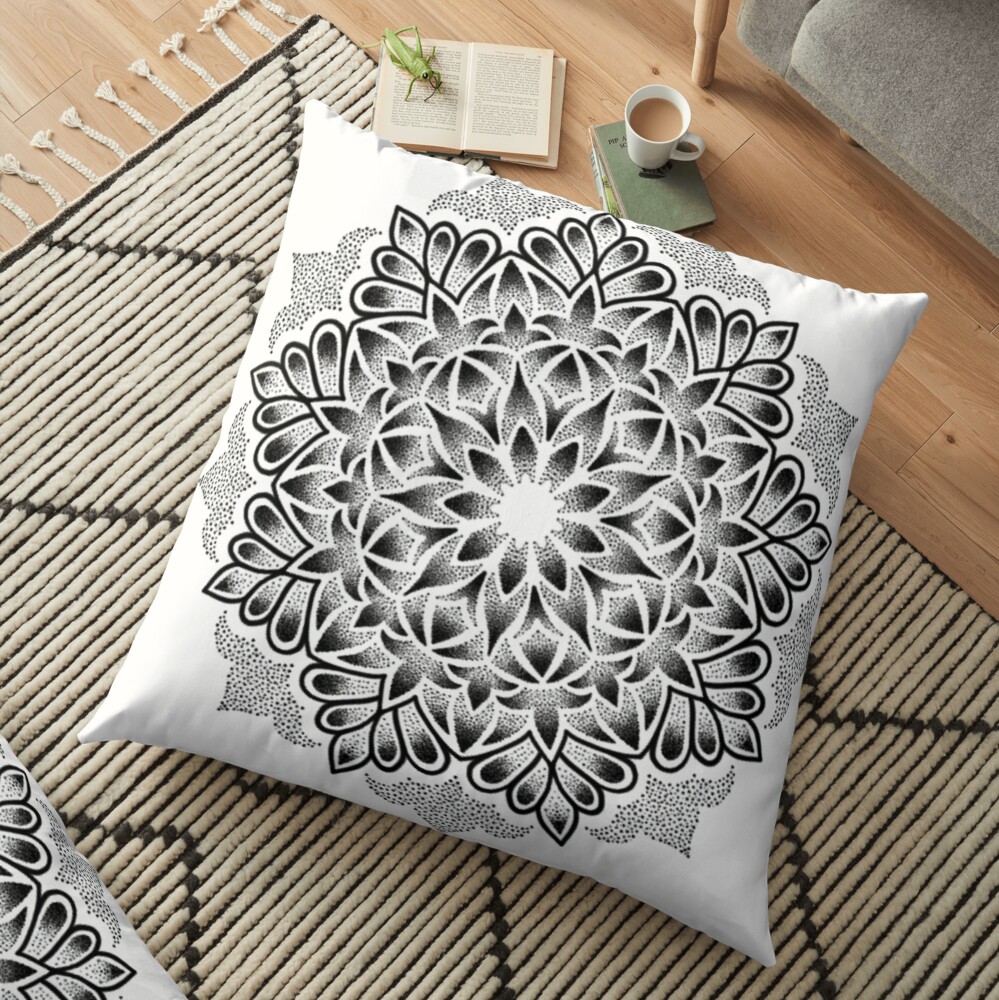 Dots Dots Dots Floor Pillow