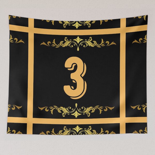 Item preview, Number 3 designed and sold by HappinessWorld.