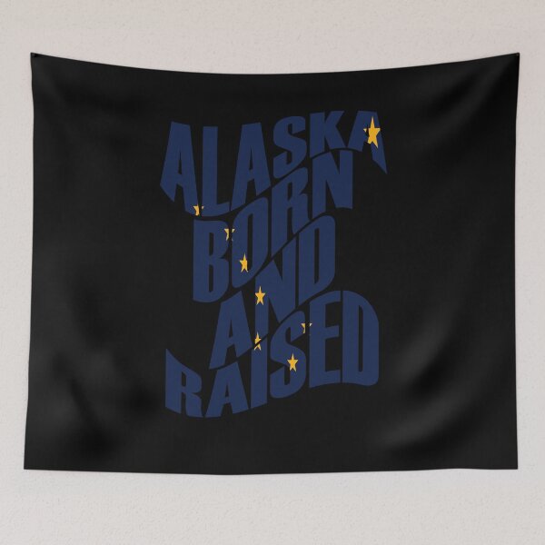 Item preview, Alaska Born and Raised by Merch Creation Studio designed and sold by MerchCStudio.