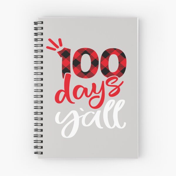 Item preview, Red Plaid 100 Days Y'all Teacher Student 100th Day Of School designed and sold by GINIART.