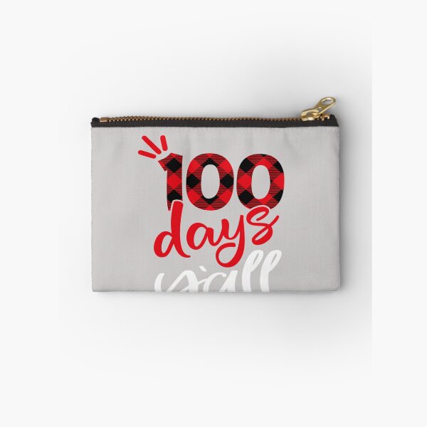 Item preview, Red Plaid 100 Days Y'all Teacher Student 100th Day Of School designed and sold by GINIART.