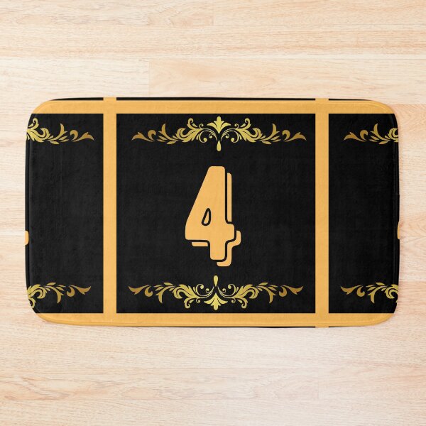 Item preview, Number 4 designed and sold by HappinessWorld.