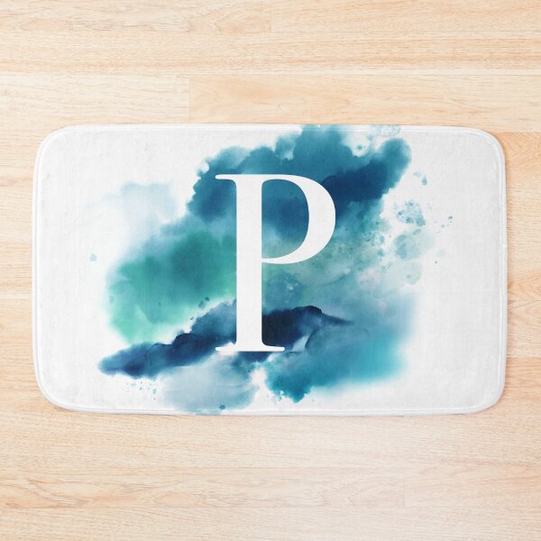 Item preview, Blue Watercolour Monogram P Letter designed and sold by RossWilson12.