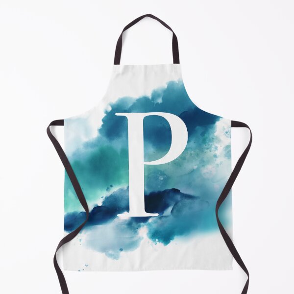 Item preview, Blue Watercolour Monogram P Letter designed and sold by RossWilson12.