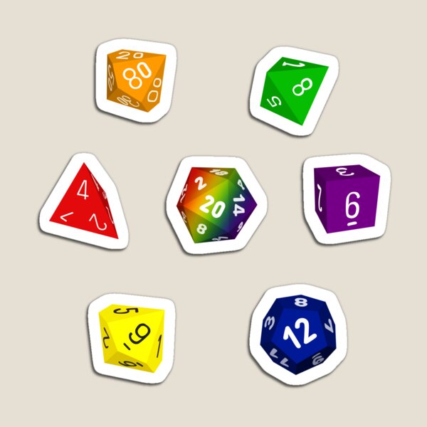 Item preview, Gay Pride Dice Stack designed and sold by KillianItArt.