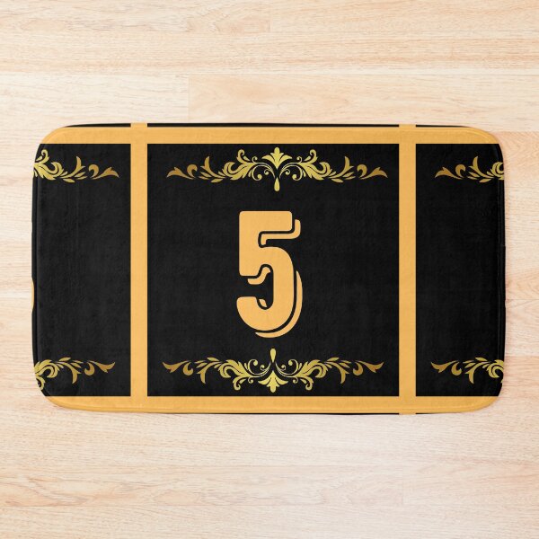 Item preview, Number 5 designed and sold by HappinessWorld.