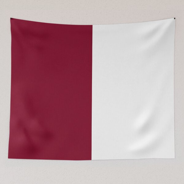 Item preview, Burgundy And White Half And Half designed and sold by rewstudio.