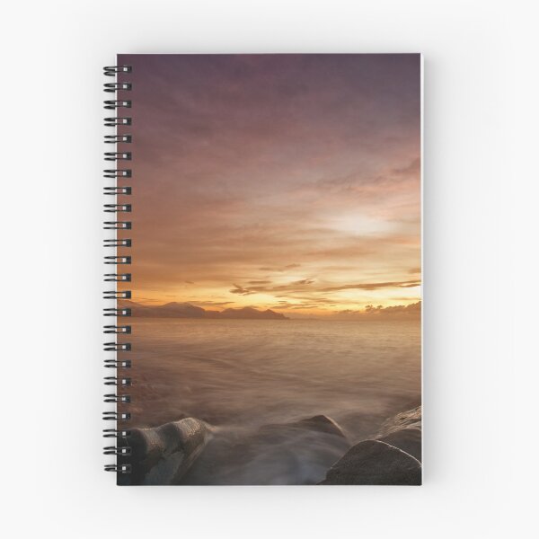 Item preview, Dinas Dinlle vibrant sunset designed and sold by bcash.