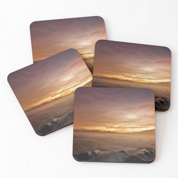 Item preview, Dinas Dinlle vibrant sunset designed and sold by bcash.