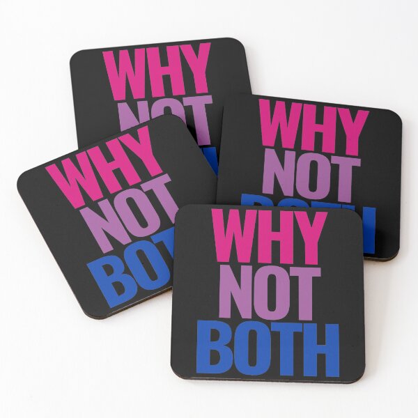 Item preview, Why Not Both Bisexual Pride Funny LGBT designed and sold by BunnyPrinceDegn.