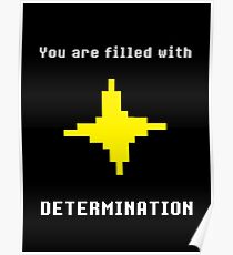 UNDERTALE - BESTIMMUNGS-T-SHIRT (SAVE POINT) Poster