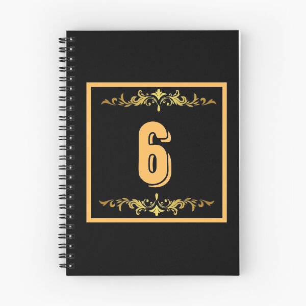 Item preview, Number 6 designed and sold by HappinessWorld.
