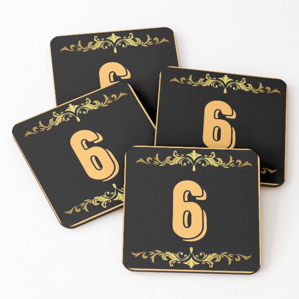Item preview, Number 6 designed and sold by HappinessWorld.