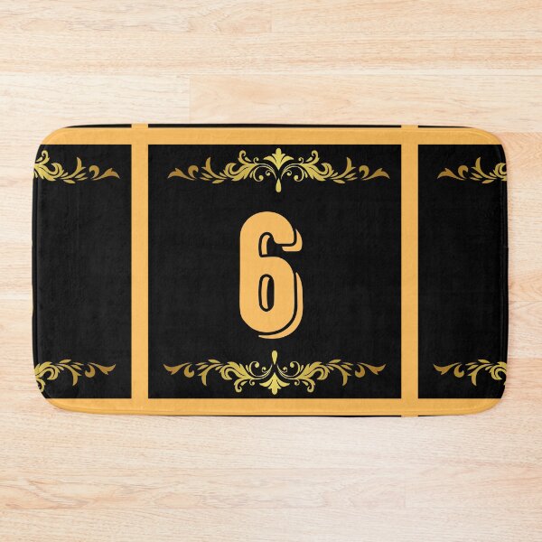 Item preview, Number 6 designed and sold by HappinessWorld.