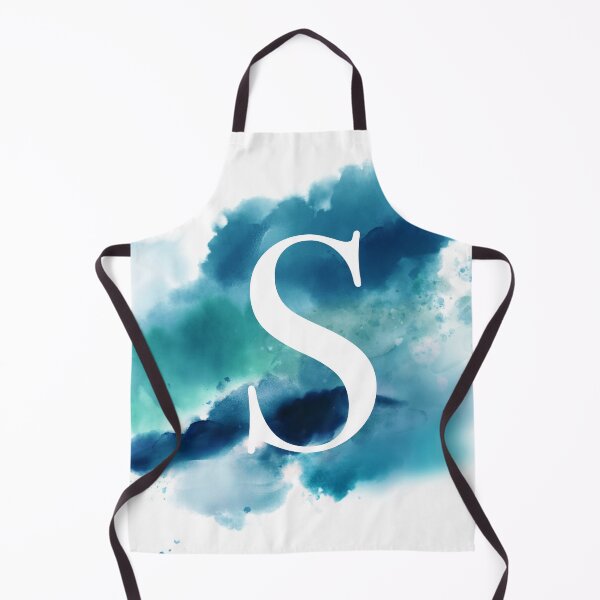 Item preview, Blue Watercolour Monogram S Letter designed and sold by RossWilson12.