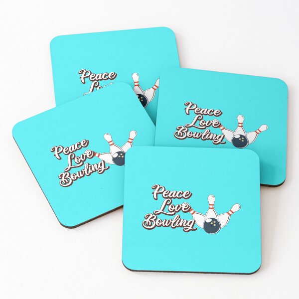 Item preview, Peace Love Bowling / Bowling Gift / Bowling Quotes / Funny Gift Ideas For Bowler designed and sold by biigshow.