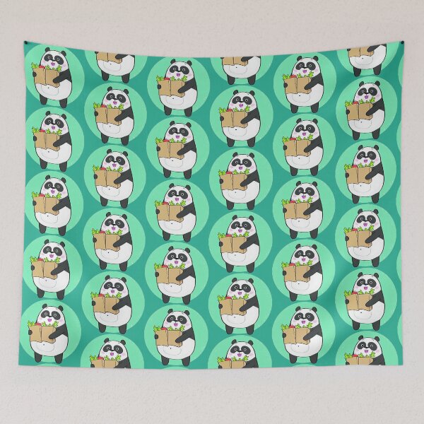Item preview, Panda With Shopping Bags designed and sold by JaimyE.