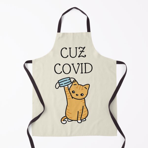 Item preview, Cute Cat with Covid19 Face Mask designed and sold by MoxiApparel.