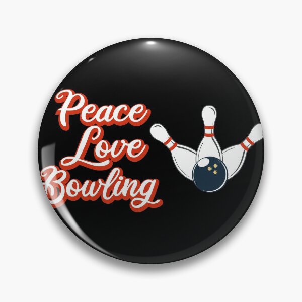 Item preview, Peace Love Bowling / Bowling Gift / Bowling Quotes / Funny Gift Ideas For Bowler designed and sold by biigshow.